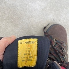 1月末処分‼️ジャンク23センチG.T. HAWKINS GORE-TEX ジーティー ホーキンス ゴアテックス トレッキングブーツ アウトドア シューズ の画像