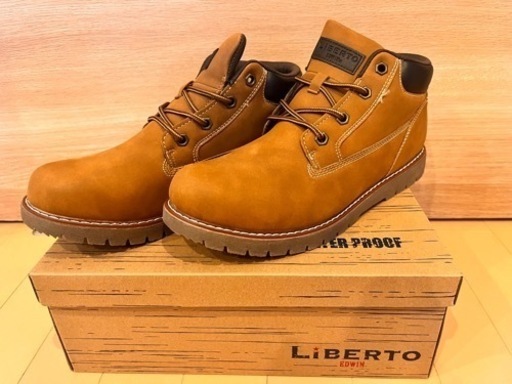 ① 新品未使用　EDWIN エドウィン　LiBERTO ブーツ　26.5cm 茶