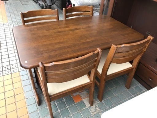 ※終了※４人掛け★ダイニングセット