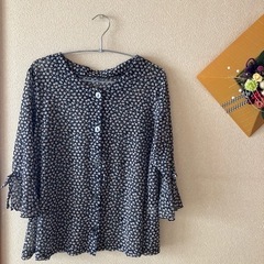 7分丈カットソー M〜L