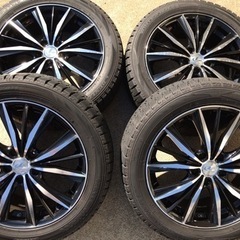 225/50R18 スタッドレス 4本セット ウェッズ レオニス...