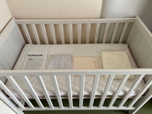 IKEA イケア ベビーベッド SUNDVIK スンドヴィーク