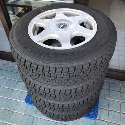 ※終了※⛄️早めの備えを⛄️【2021年製】ダンロップ★スタッドレスタイヤ★パッソ装着