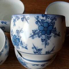 お茶　湯のみ　５個の画像