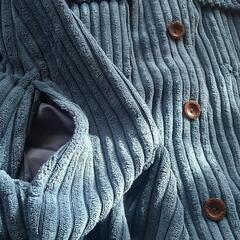 最終値下げ 新品未使用 オーバーサイズジャケット🧥 M ブルー ポケット付 男女兼用 トップス 秋冬用 の画像