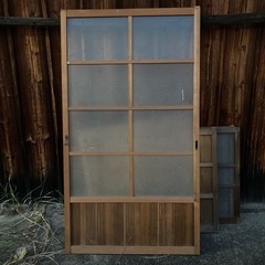 和歌山　昭和レトロ　建具　ビンテージ　引き戸　古民家　アンティーク　の画像