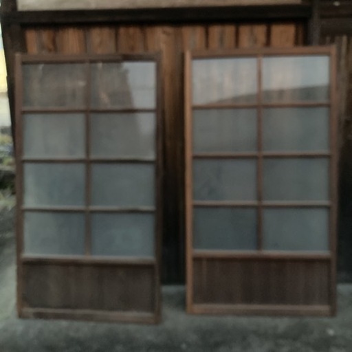 和歌山　アンティーク 建具　昭和レトロ　ビンテージ　引き戸　古民家　