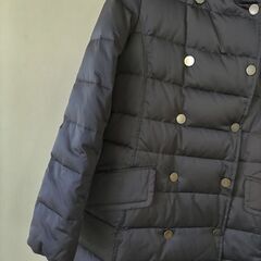 【美品】自由区 ダウンコート ネイビー 3〜5号相当の画像