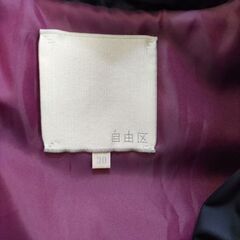 【美品】自由区 ダウンコート ネイビー 3〜5号相当の画像