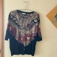 5分丈カットソー M〜L