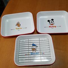 『決まりました』ホーロー　3つセット　ディズニー　中古　美品