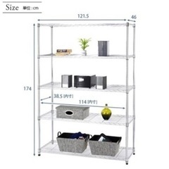 スチールラック　キッチンラックの画像