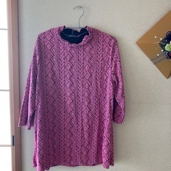 7部丈カットソー 厚手 M〜L