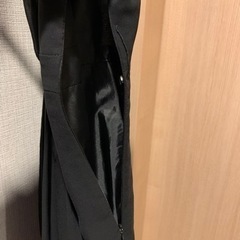 ワンピ　キャミワンピ　ワンピース　花柄　ブラック　黒の画像