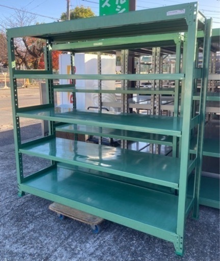 ボルトレス中量ラック 5段 中量棚 スチール棚 中古