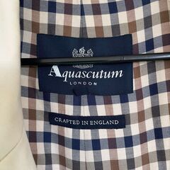 アクアスキュータムロングトレンチコートの画像