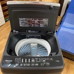 I677 ☆ 美品！ Hisense 洗濯機 （5.5㎏）スタイリッシュなマット