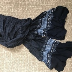 未使用　男性　着物＆羽織＆帯　3点セットの画像