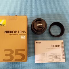 NIKKOR AF-S DX 35mm F1.8 単焦点レンズ　【美品】