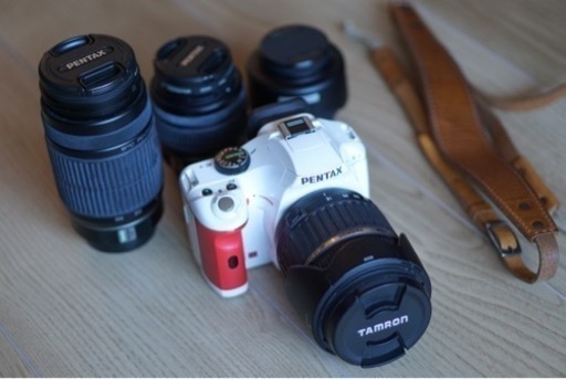 PENTAX K-Xレンズ4本、ケース、アクセサリー付き