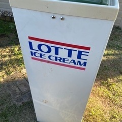 昭和レトロ　ロッテ　アイス用ケース　インテリア用（引渡時簡易清掃予定）の画像