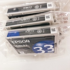 無料！エプソン◆純正品◆ICBL33  ICBK33×2個◆純正...