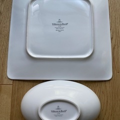 ビレロイ&ボッホ villeroy&boch オーバルプレートセットの画像