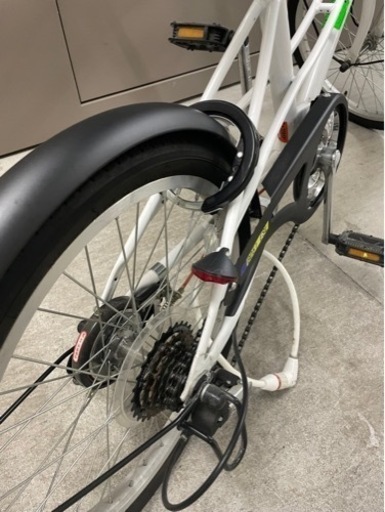 前輪タイヤ・前輪チューブ新品！】LEDオートライト 27インチ自転車