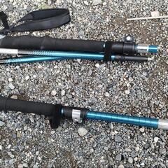 I型トレッキングポール、ストックの画像