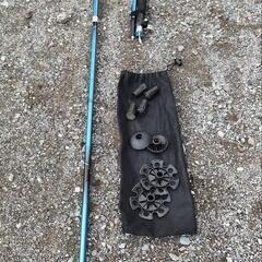 I型トレッキングポール、ストックの画像