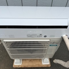 美品■2021年製 富士通 エアコン ノクリア 6畳用 AS-B221L-W■FUJITSU 2.2kw 単相100V 新冷媒R32