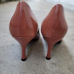 ダブルチャカ ハイヒール 22.0cm 22cm サーモンピンクの画像