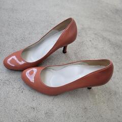 ダブルチャカ ハイヒール 22.0cm 22cm サーモンピンクの画像