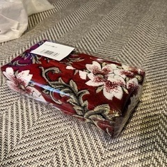 雅のティッシュケース　金華山　桜　レッド