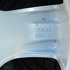 プジョー5008［T8］純正16インチアルミホイール4本セット［7J +29 PCD108 4H / 215/55R16 / センターキャップ付属］♪の画像