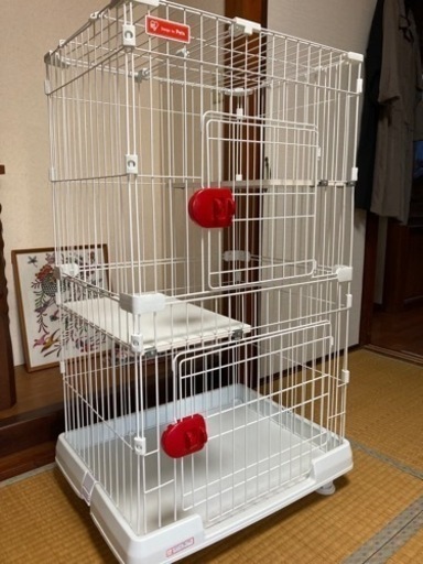 [お取引中]アイリスオーヤマ　キャットケージ