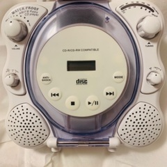 【美品】お風呂で使える　CDプレイヤー