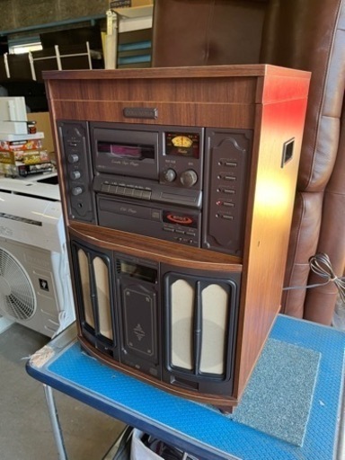 ☆レトロ☆ マルチオーディオプレイヤー コロンビア ラジオ/CD/カセット/レコード GP-60 日本コロムビア