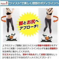 【引取り限定】動作確認済み！エアロライフ コアビクサー｜自宅で簡単有酸素運動 踏込み＆ツイストの進化型ステッパー｜ダイエット｜健康器具｜の画像