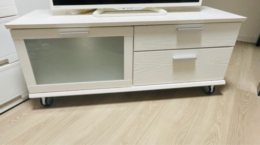 【値下げしました】ニトリ　テレビ台　白