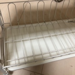 【取引完了】ニトリ　水切りラック　2段　スリムの画像