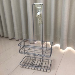 【取引完了】お風呂　ステンレス　シャワーラック　2段の画像