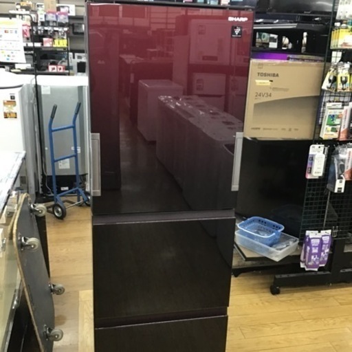 #K-105【ご来店頂ける方限定】SHARPの3ドア冷凍冷蔵庫です
