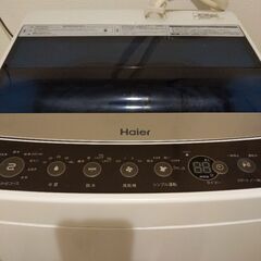 洗濯機 ハイアール 一人暮らし用 5.5kg 2019年製造の画像