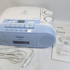 ジャンク☆東芝 TOSHIBA CDラジオカセットレコーダー C...
