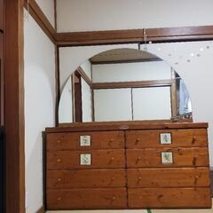 鏡付きタンス　家具