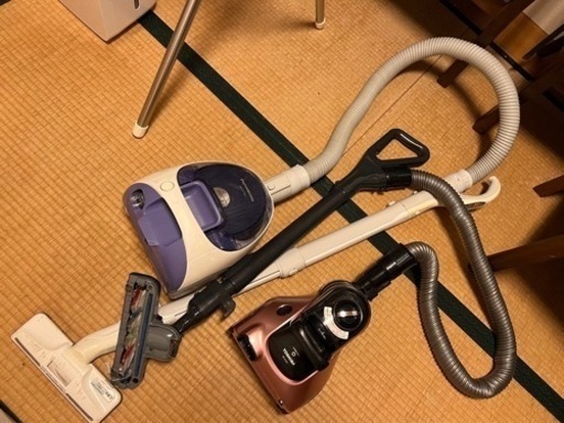 掃除機　2台お譲りします！