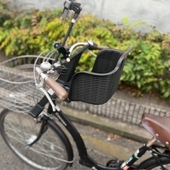 ※今月末まで値下げ‼︎※   子供乗せ自転車　購入後1年未満の画像