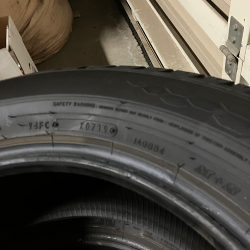 DUNLOP GRANDTREM PT3 夏タイヤ 4本セット 225/60/R17 99V 7部山 2019年製 ダンロップ