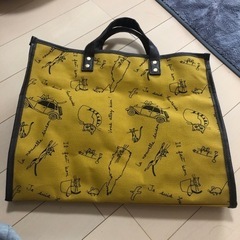 大きめトートバッグ＋室内スリッパの画像